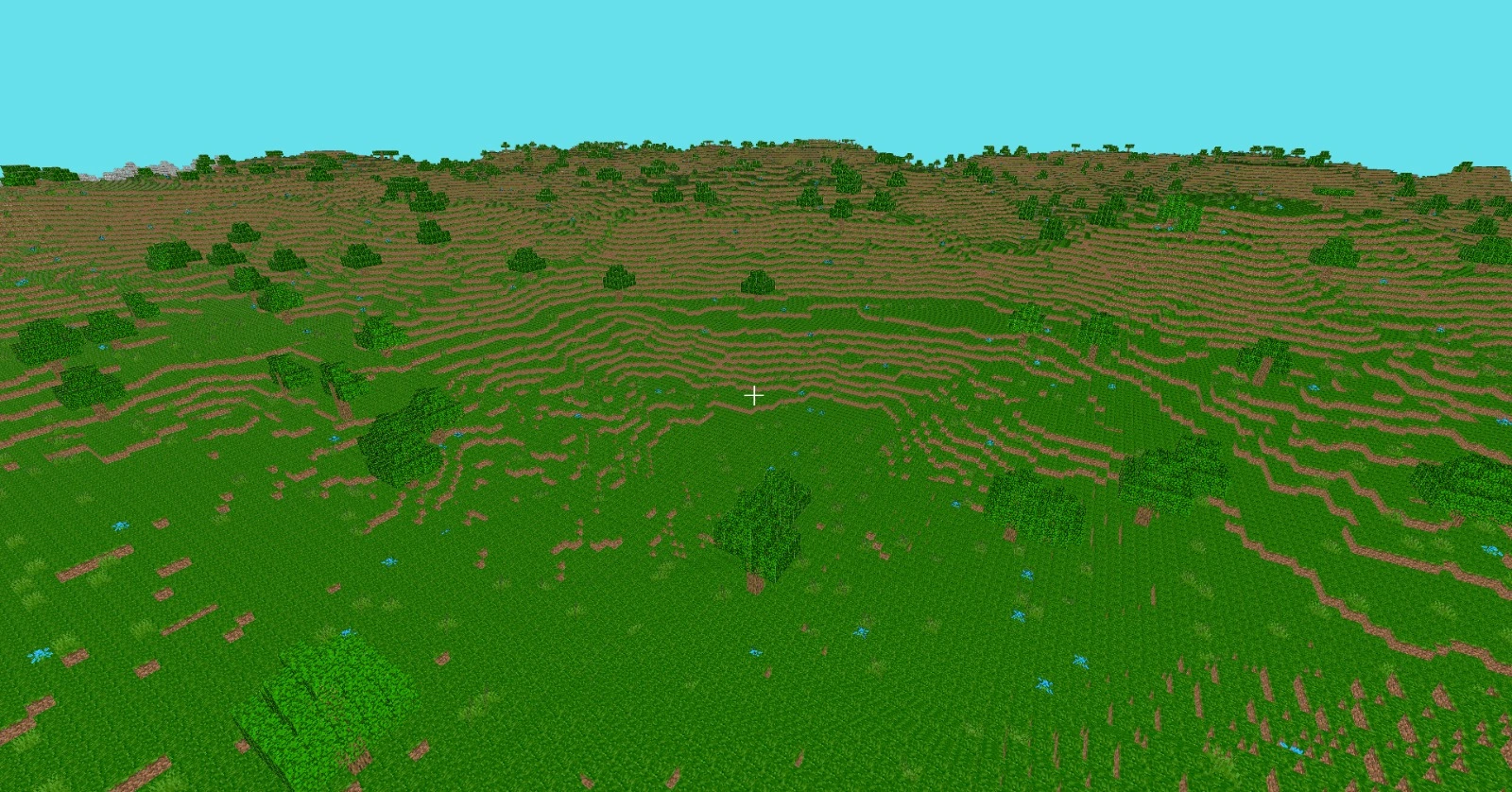 A beautiful voxel landscape