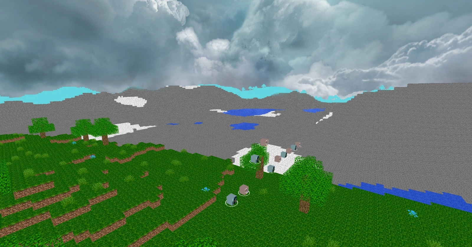 Terrain with some entities